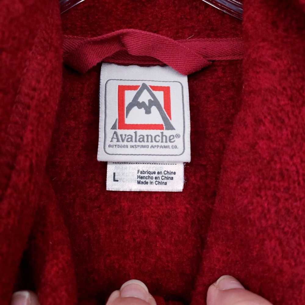 Avalanche Avalanche Sweater Womens L Large Red Fu… - image 3