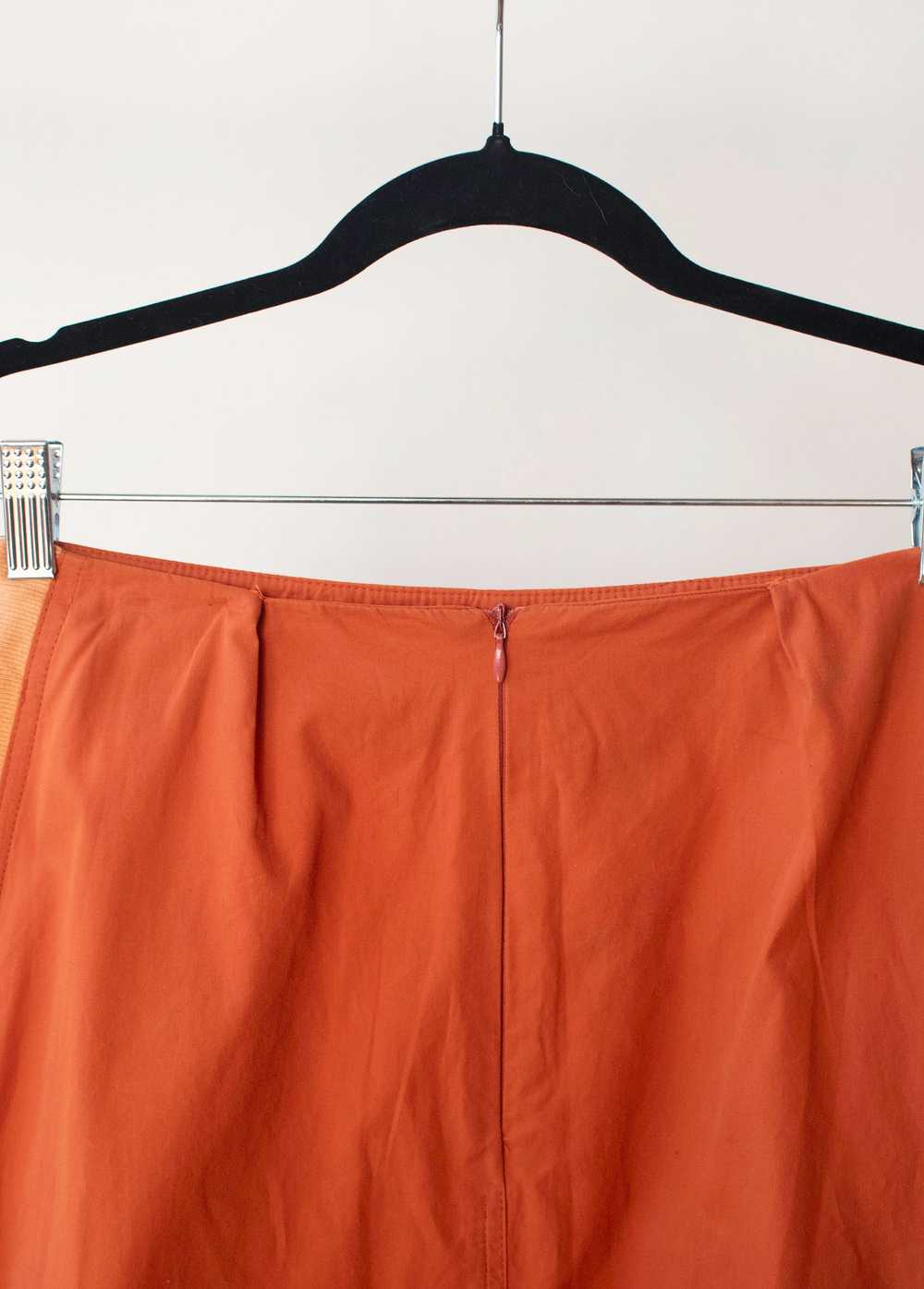 Y2K Orange Zipper Skirt | Xlady - image 7