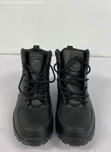 Nike Men's Manoa Leather Black Boot Size 9.5