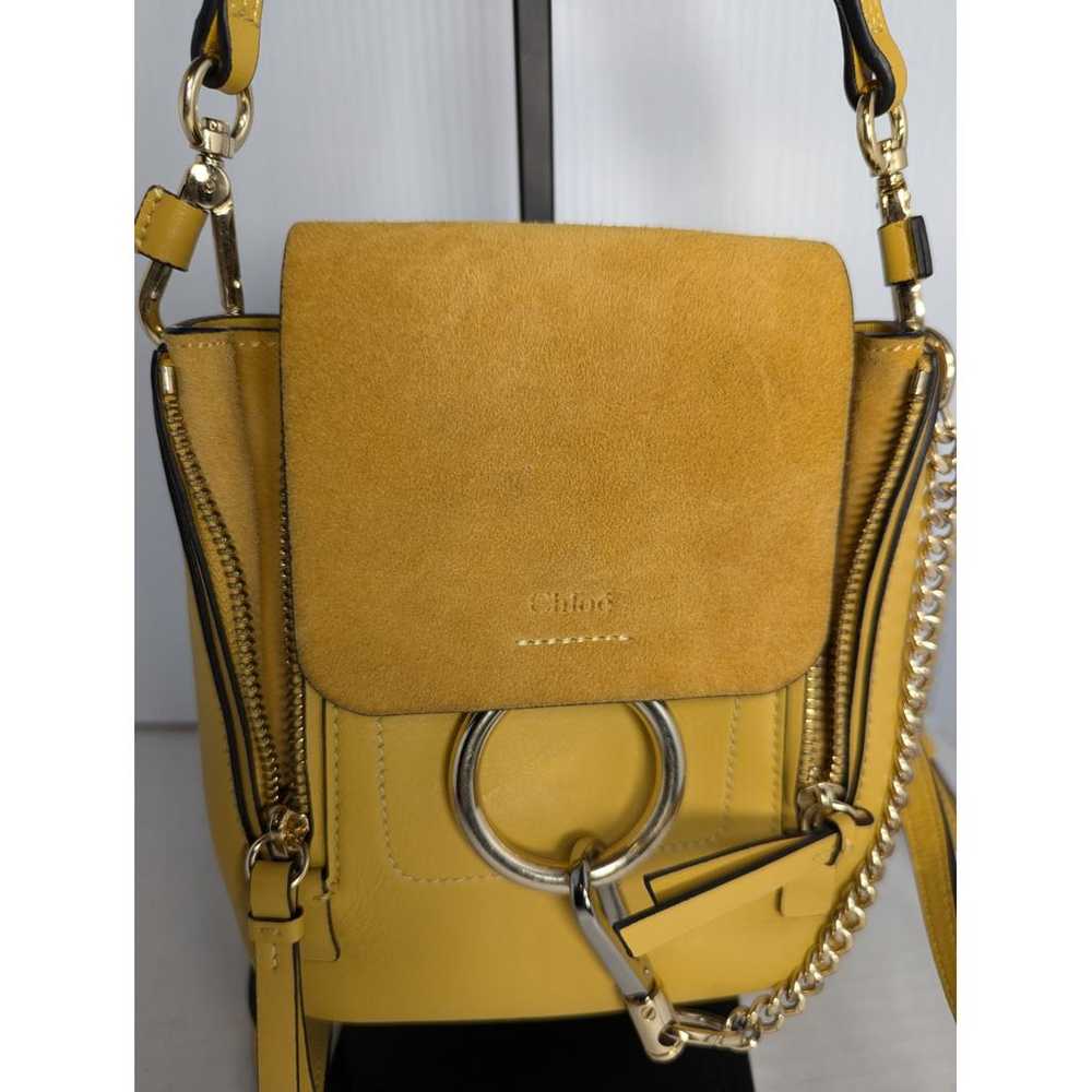 Chloé Faye leather backpack - image 4