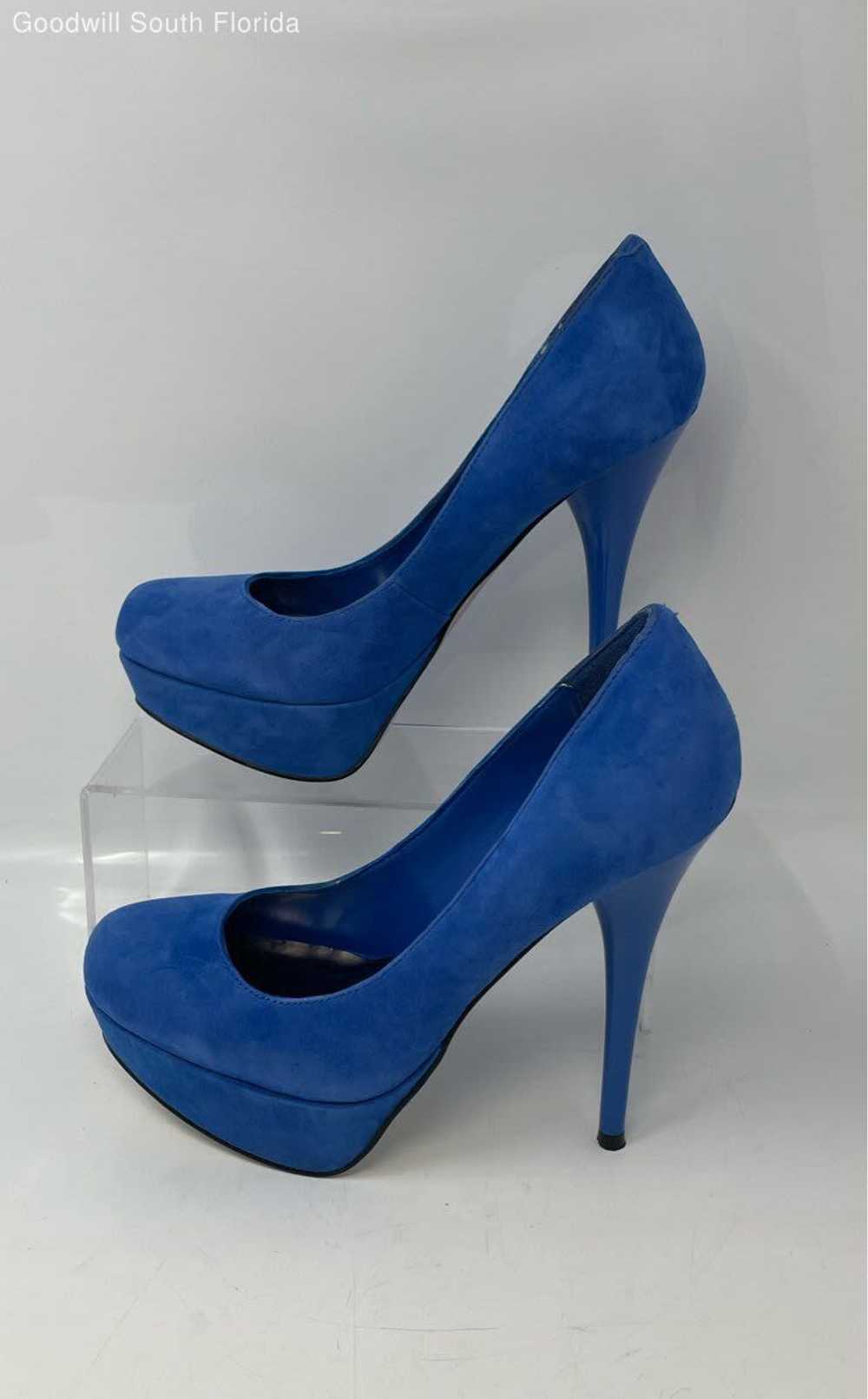 Steve Madden Womens Caryssa Blue Leather Stiletto… - image 1