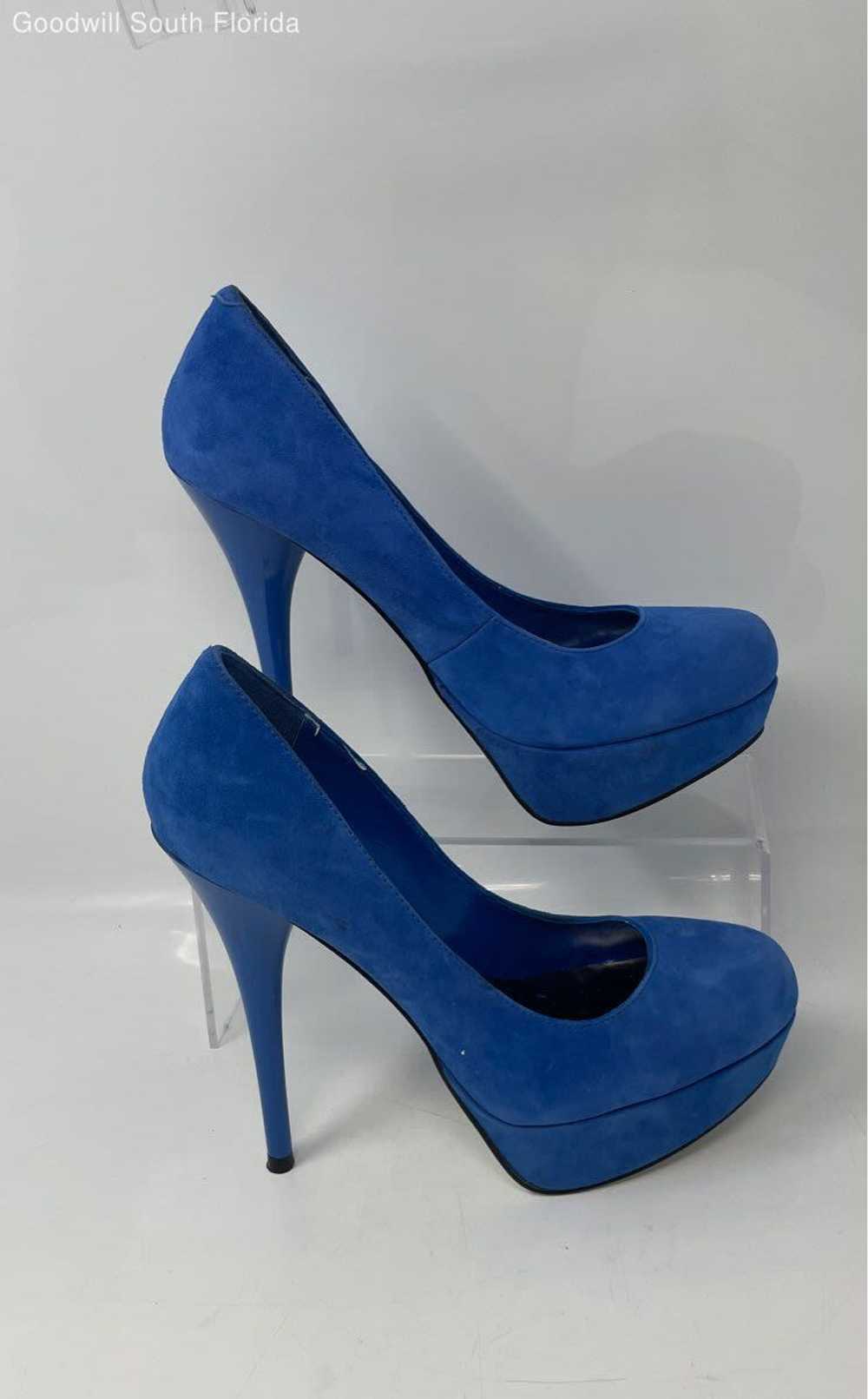 Steve Madden Womens Caryssa Blue Leather Stiletto… - image 2