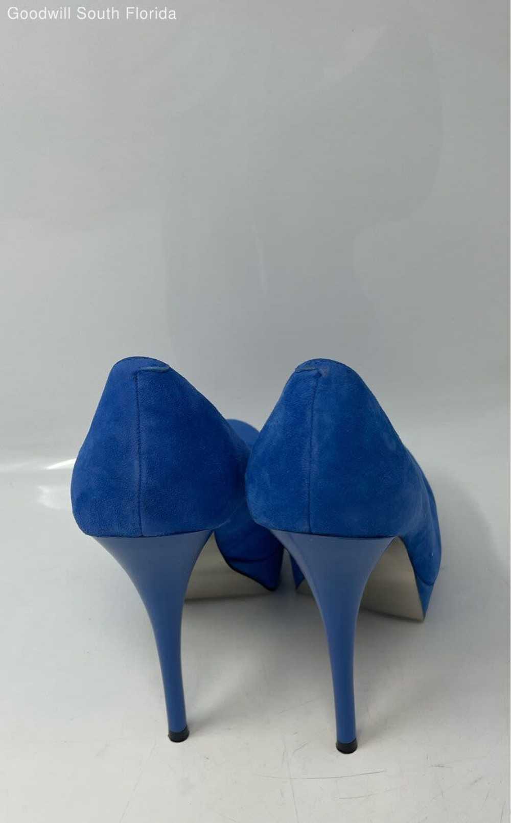 Steve Madden Womens Caryssa Blue Leather Stiletto… - image 4