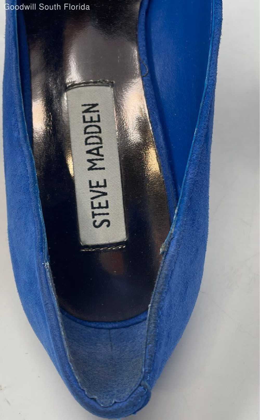 Steve Madden Womens Caryssa Blue Leather Stiletto… - image 7