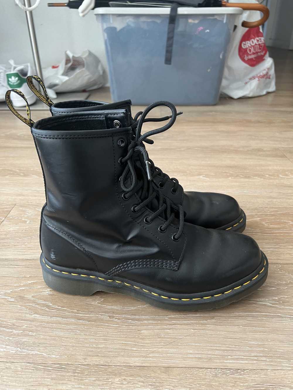 Dr. Martens Dr. Martens Black Smooth 1460 Boots - image 1