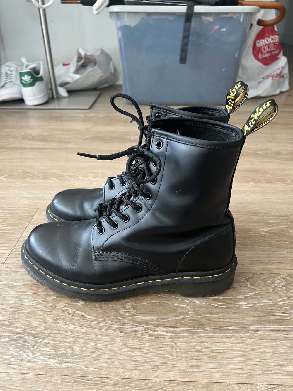 Dr. Martens Dr. Martens Black Smooth 1460 Boots - image 2