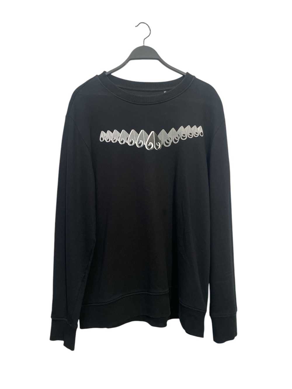 MOOSE KNUCKLES/Sweater/XL/Cotton/BLK/Monotone Logo - image 1