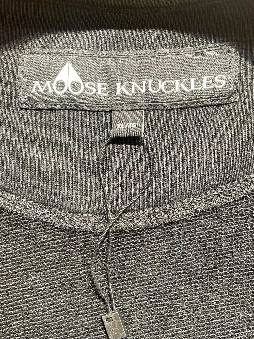 MOOSE KNUCKLES/Sweater/XL/Cotton/BLK/Monotone Logo - image 3