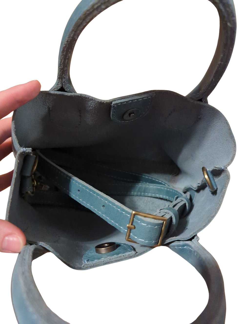 Portland Leather Raindrop Crossbody Bag - image 3