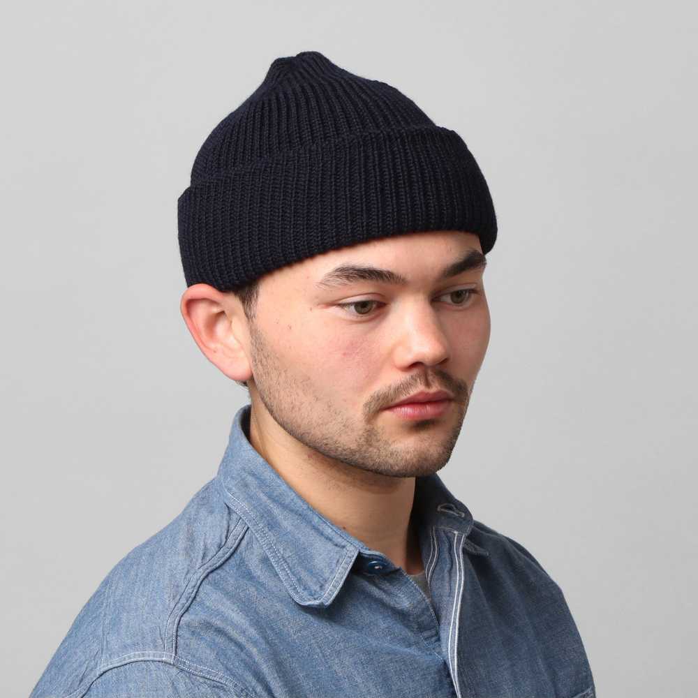 Highland 2000 Merino Service Watchcap - Navy/Yell… - image 5