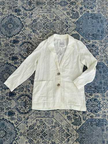 Madewell ivory linen Dorset blazer (S) | Used,…