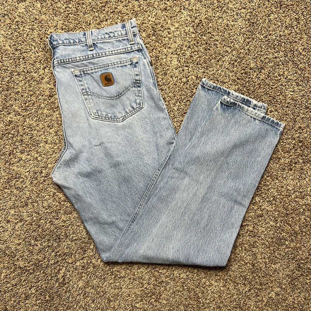 Carhartt × Vintage Vintage Carhartt Jeans Faded D… - image 1