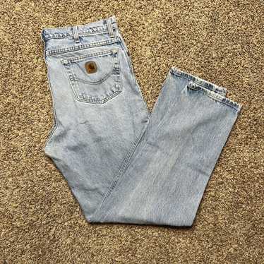 Carhartt × Vintage Vintage Carhartt Jeans Faded D… - image 1