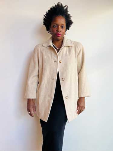 Cream Wool Coat