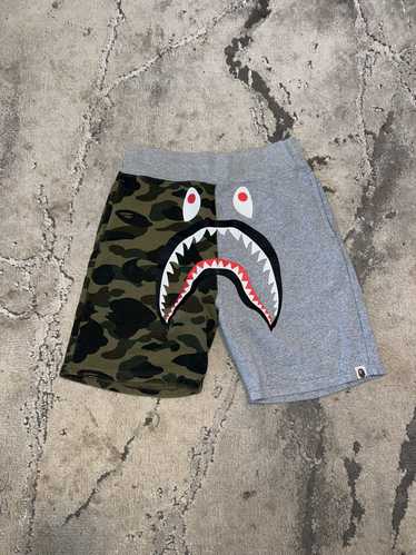 Bape 1st Camo Shark Sweat Shorts