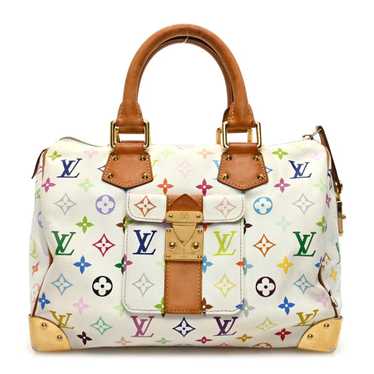 LOUIS VUITTON Monogram Multicolor Speedy 30 White - image 1