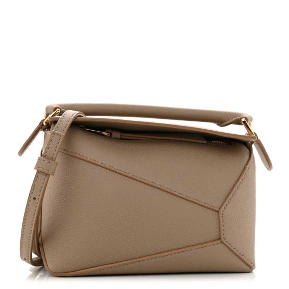 LOEWE Calfskin Mini Puzzle Edge Bag Sand - image 1