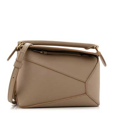 LOEWE Calfskin Mini Puzzle Edge Bag Sand - image 1