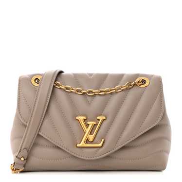 LOUIS VUITTON Calfskin LV New Wave Chain Bag Taupe - image 1