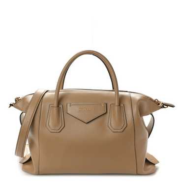 GIVENCHY Soft Calfskin Medium Soft Antigona Beige