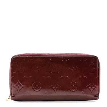 LOUIS VUITTON Vernis Zippy Wallet Rouge Fauviste