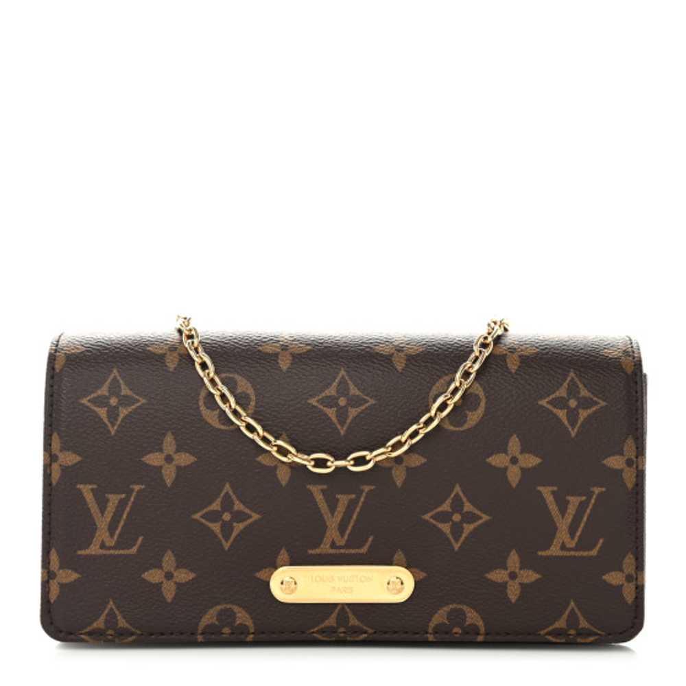 LOUIS VUITTON Monogram Lily Wallet On Chain - image 1