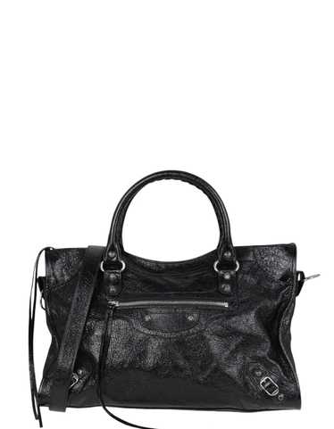 Balenciaga Black Leather Medium Le City Bag