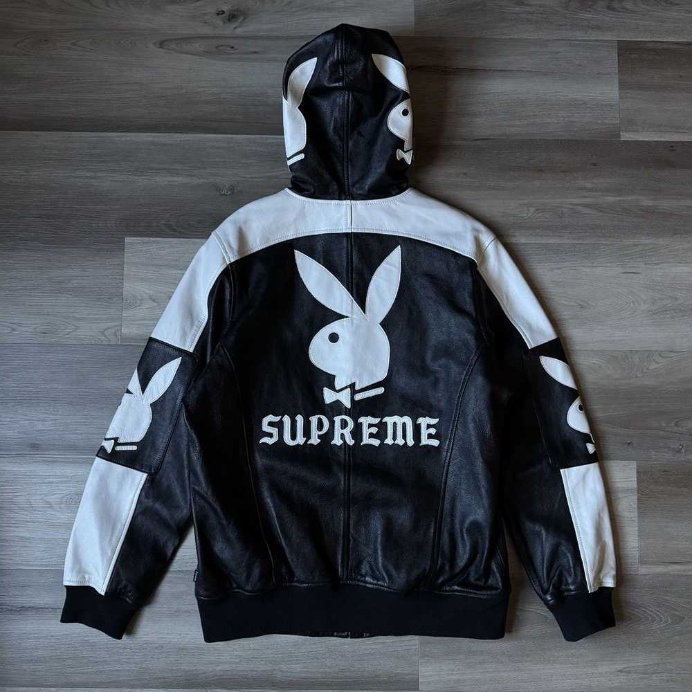 Playboy × Supreme Supreme x Playboy Hooded Genuin… - image 1