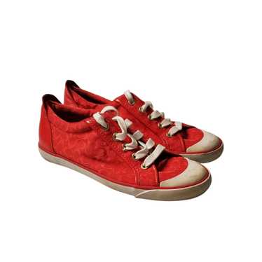 Coach Coach Barret Sneakers (Red/White)