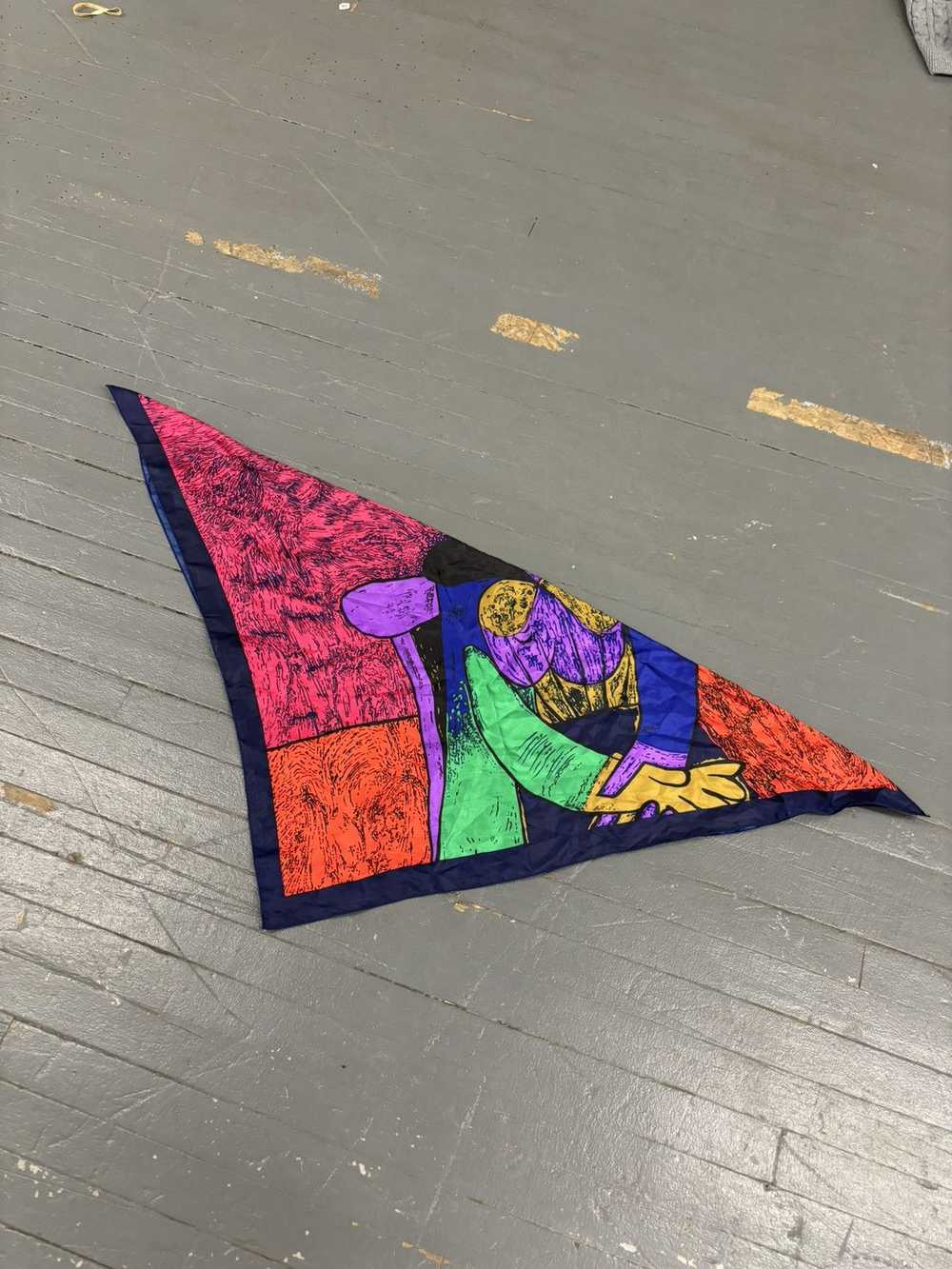 Art × Picasso × Vintage Vintage Picasso silk scarf - image 5