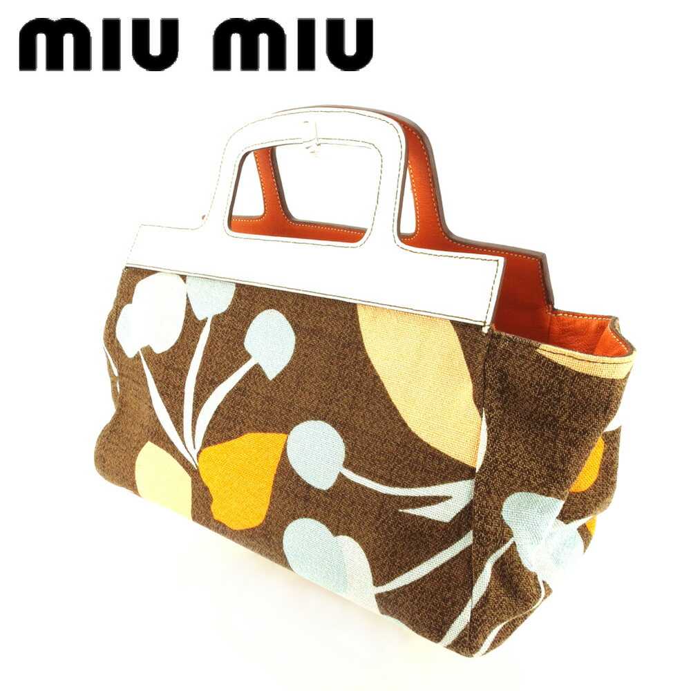 Auth Miu Miu used Tote Bag Brand HandbagSummer It… - image 1