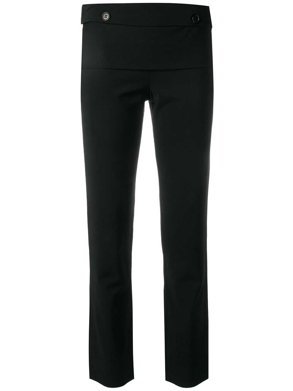 Helmut Lang Pre-Owned belted trousers - Black - image 1