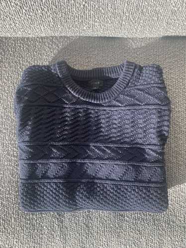 J.Crew Knit Fisherman Sweater - Navy