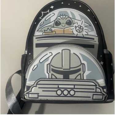 Disney Parks Mandalorian Grogu Loungefly Mini Back