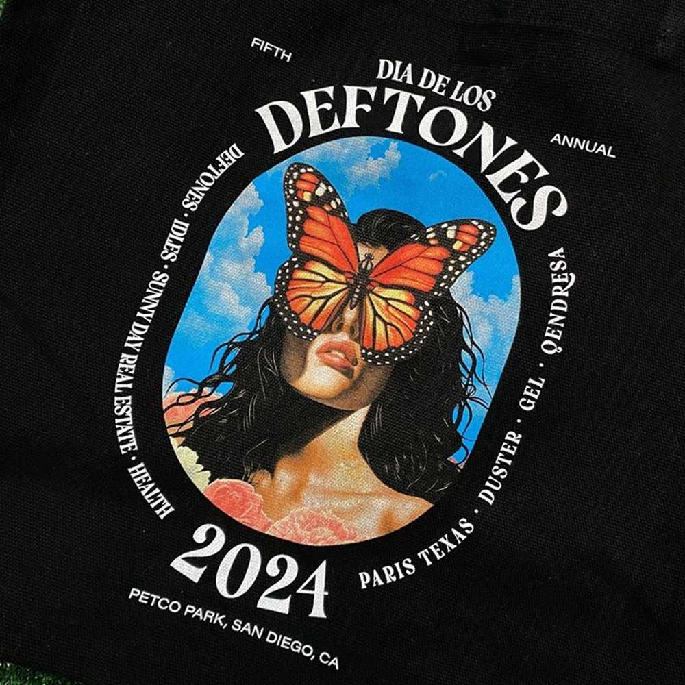 Dia De Los Deftones Nu Metal Band Tote Bag - image 4