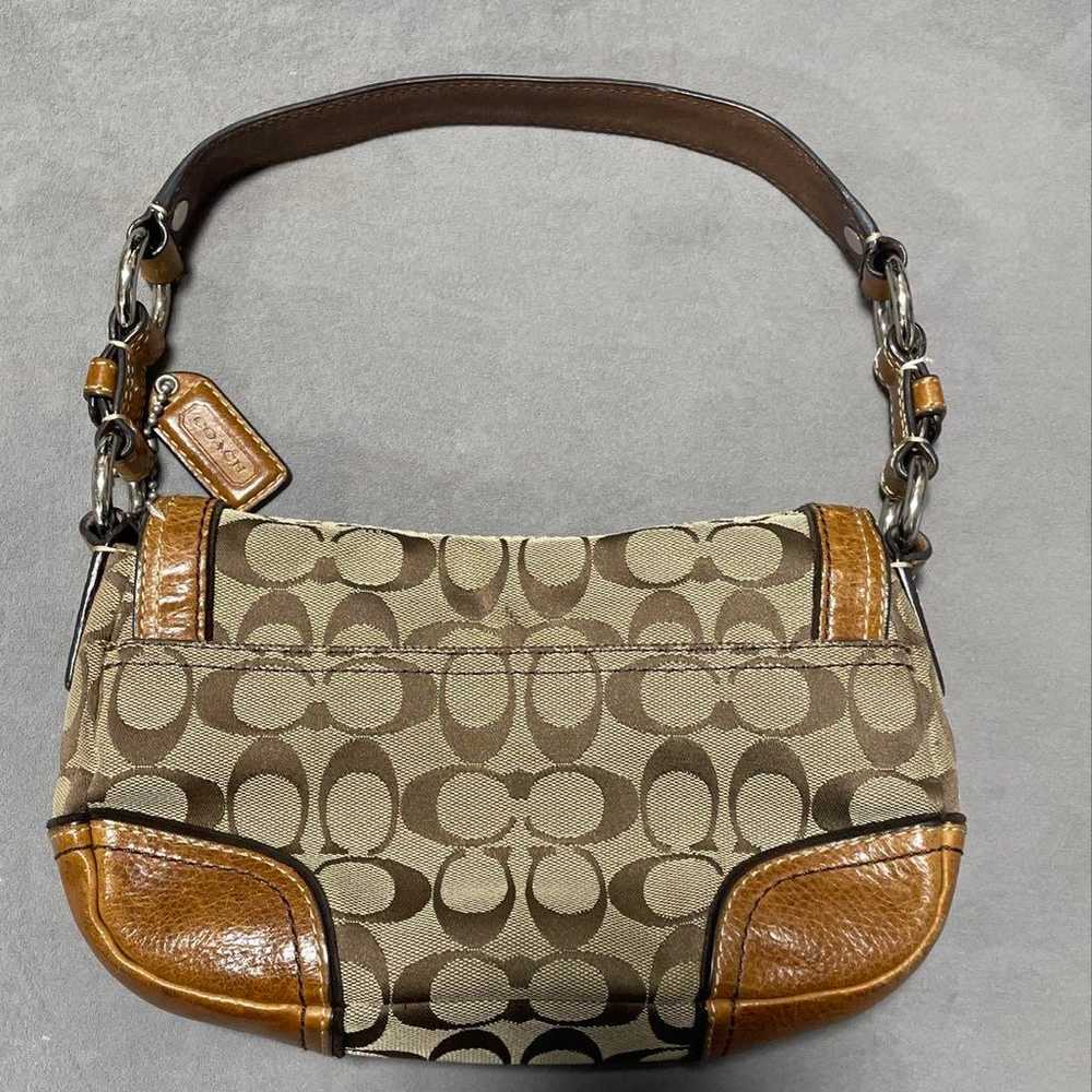 Coach One Shoulder Turn Lock Brown 10983 - image 2