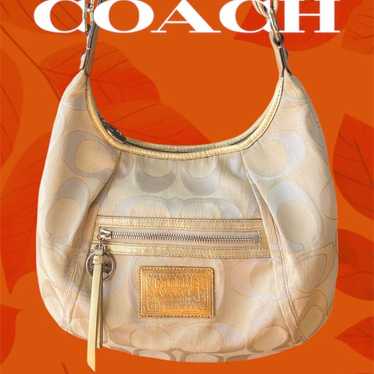 Excellent Condition COACH Shoulder Bag Beige