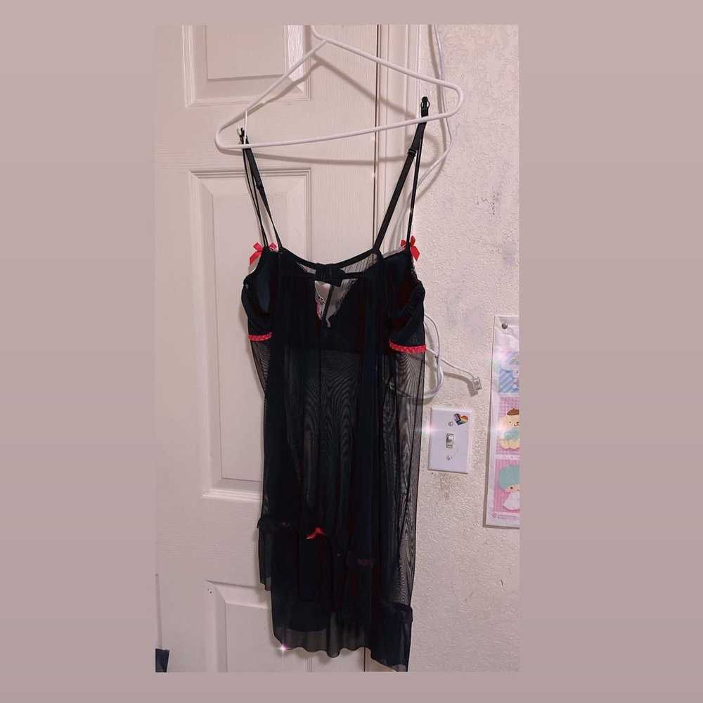 Other XL Lacy Slip Dress with black and Hot Pink … - image 3