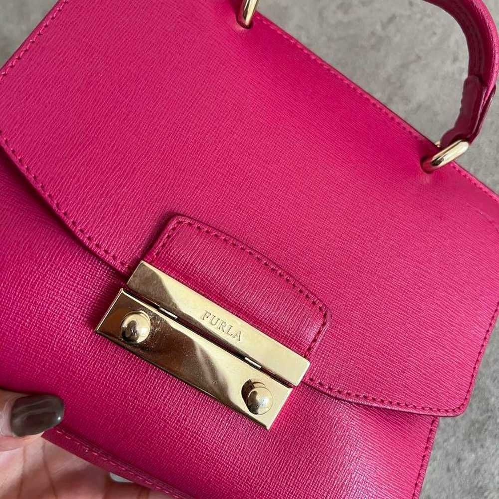 FURLA Pink Handbag Body - image 2