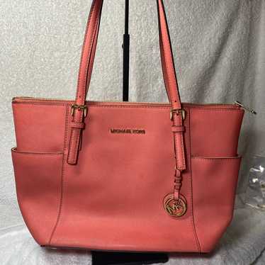 Michael Kors Salmon/Coral/pink Tote - image 1