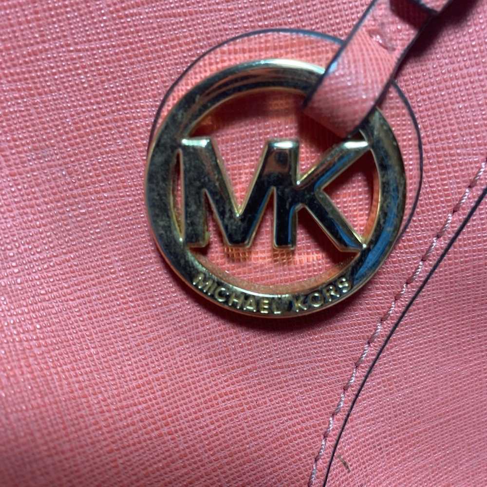 Michael Kors Salmon/Coral/pink Tote - image 9