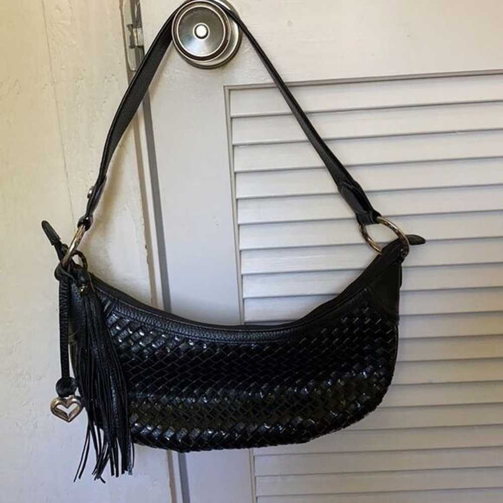 Rare brighton black Shoulder Hobo sling Bag - image 1