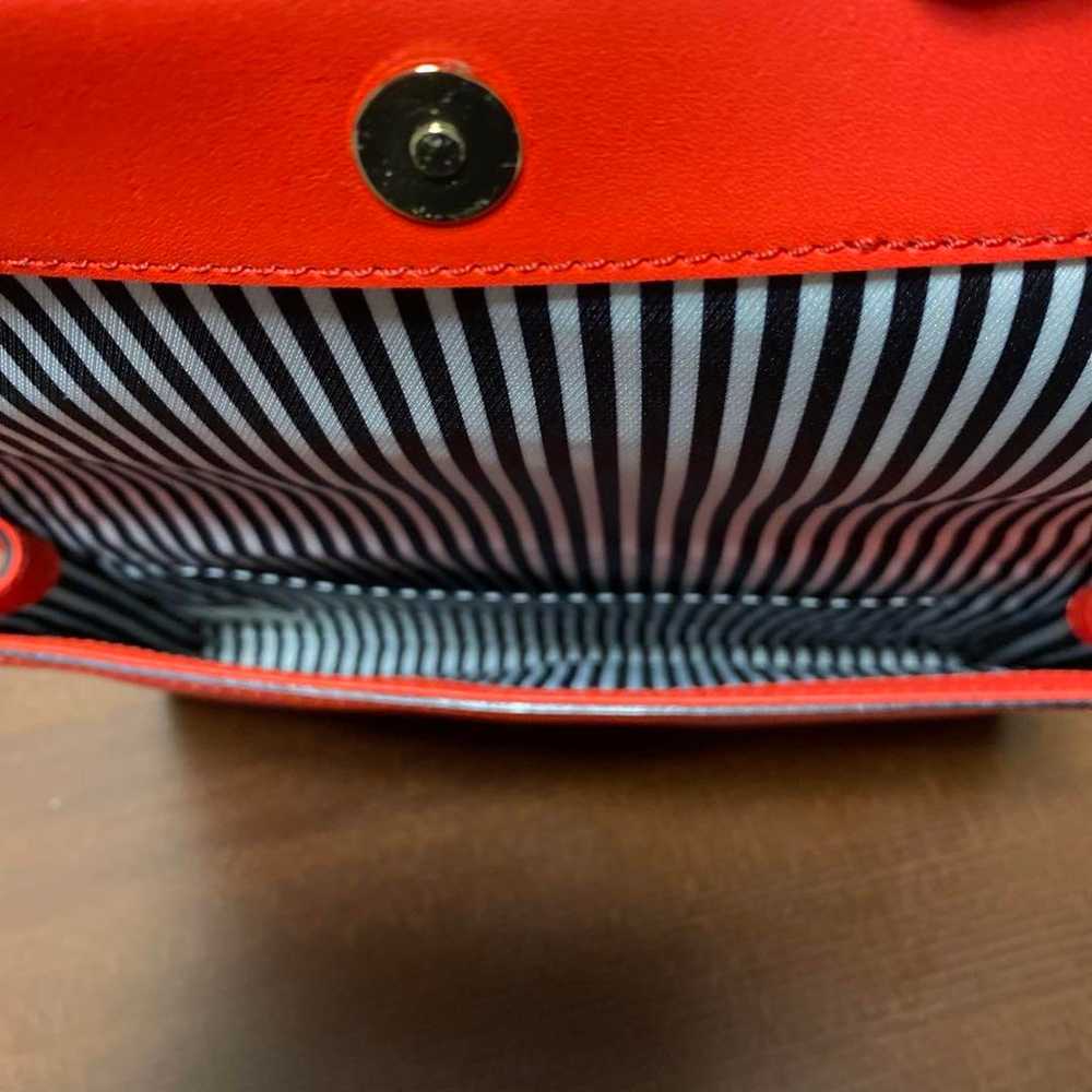 Kate Spade Clutch Bag Orange Red - image 9