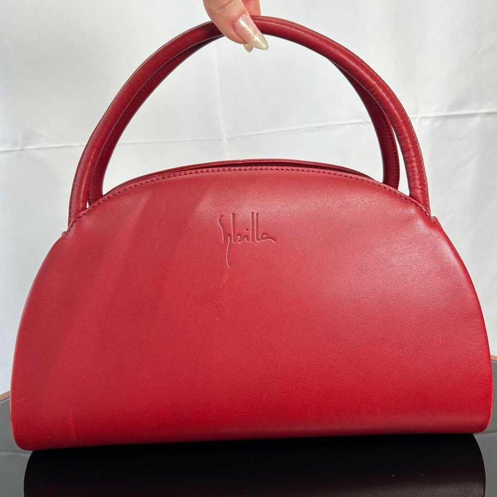 【Beautiful Condition】Sybilla Handbag Red - image 2