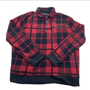 Empyre Empyre Red Black Plaid Sweater Sweatshirt R