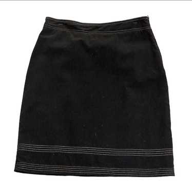 Boden Boden Black Corduroy Skirt Pencil 8 Tall