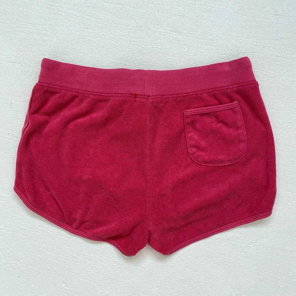 Other Red Pink Terry Cloth Drawstring Shorts, Siz… - image 4