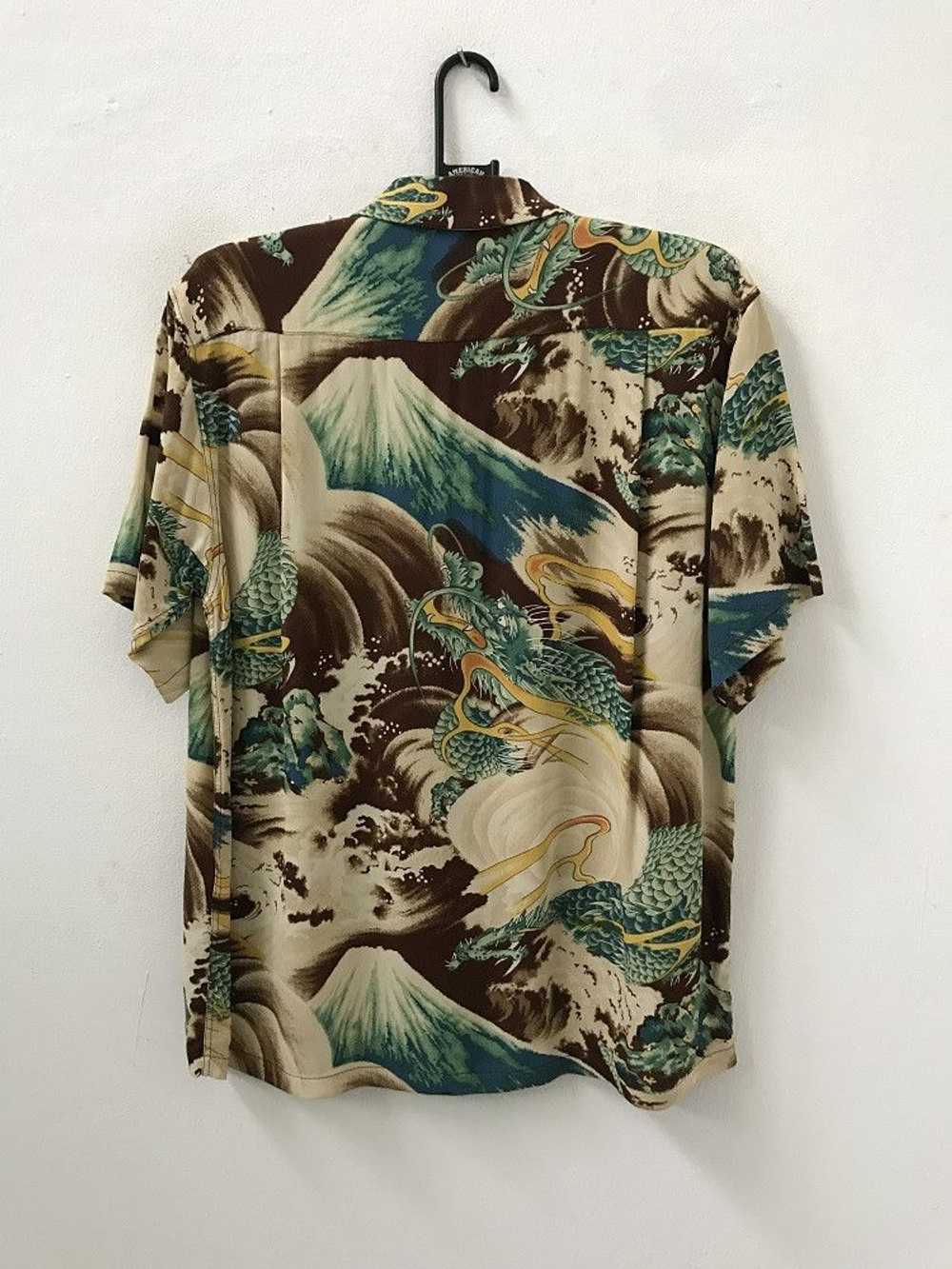 Hawaiian Shirt × Japanese Brand SS Japan Big Drag… - image 1