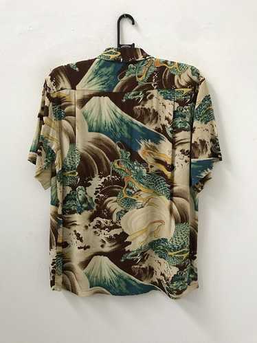 Hawaiian Shirt × Japanese Brand SS Japan Big Drag… - image 1