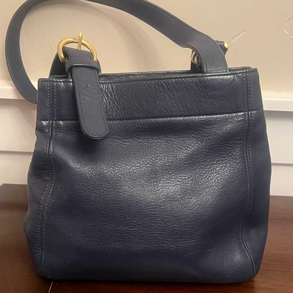 Coach Vintage Soho Waverly Navy Shoulder Bag - image 3